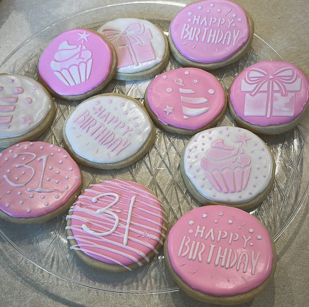 Birthday cookies